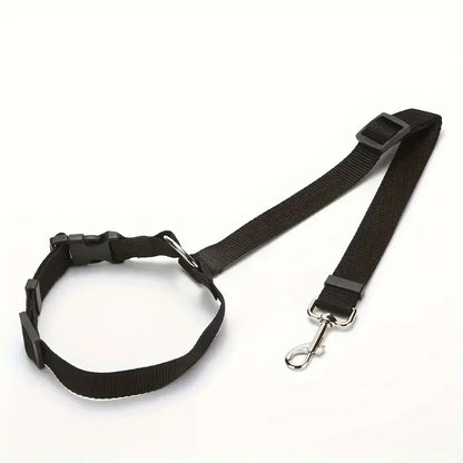 Ceinture sécurité pour chien noir
