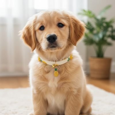 Collier chiot Taily collier ananas