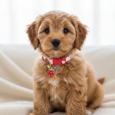 Collier chiot Taily collier fraise