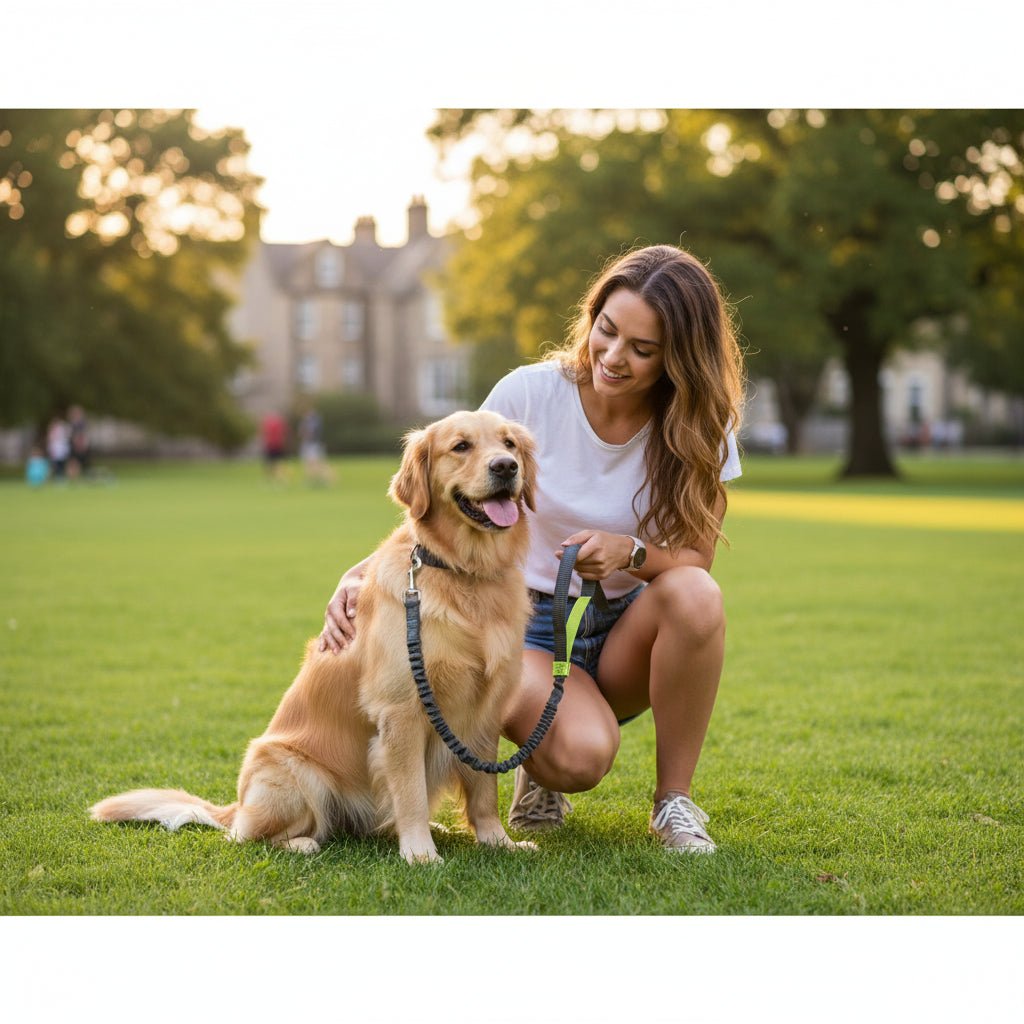 Laisse canicross SwagDog au parc