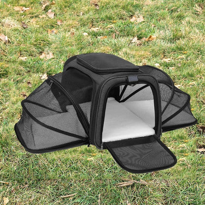 Sac de transport pour chien variant noir