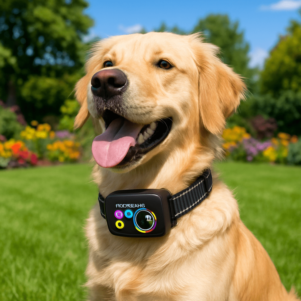 Collier Anti Aboiement pour Chien | SilencioPet™ - Joyeux chien