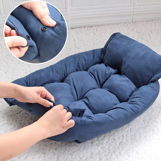 Coussin chien | Dogina™ : Convertible 3 - en - 1 - Joyeux chien
