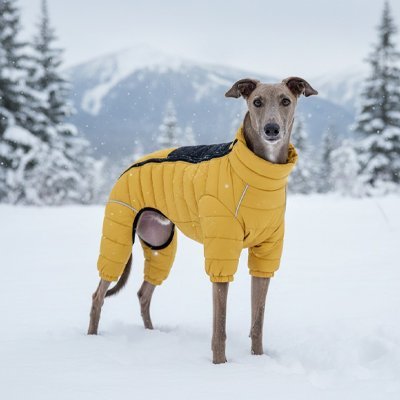 Doudoune Chaude et Imperméable pour Chien - Joyeux chien