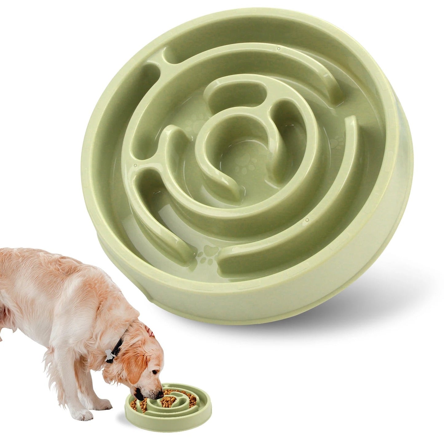 Gamelle anti glouton chien | Croc & Roll™ - Joyeux chien