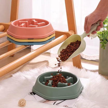 Gamelle anti glouton chien | SlowFood™ - Joyeux chien