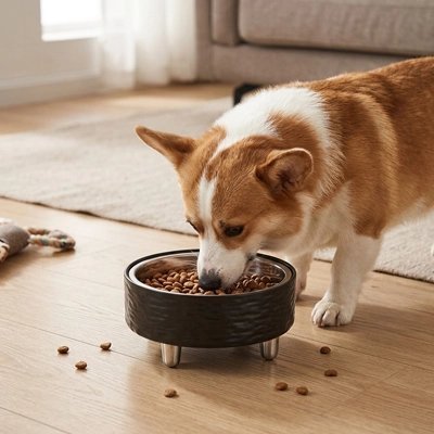 Gamelle chien surélevée | Antidérapante Durable - Joyeux chien