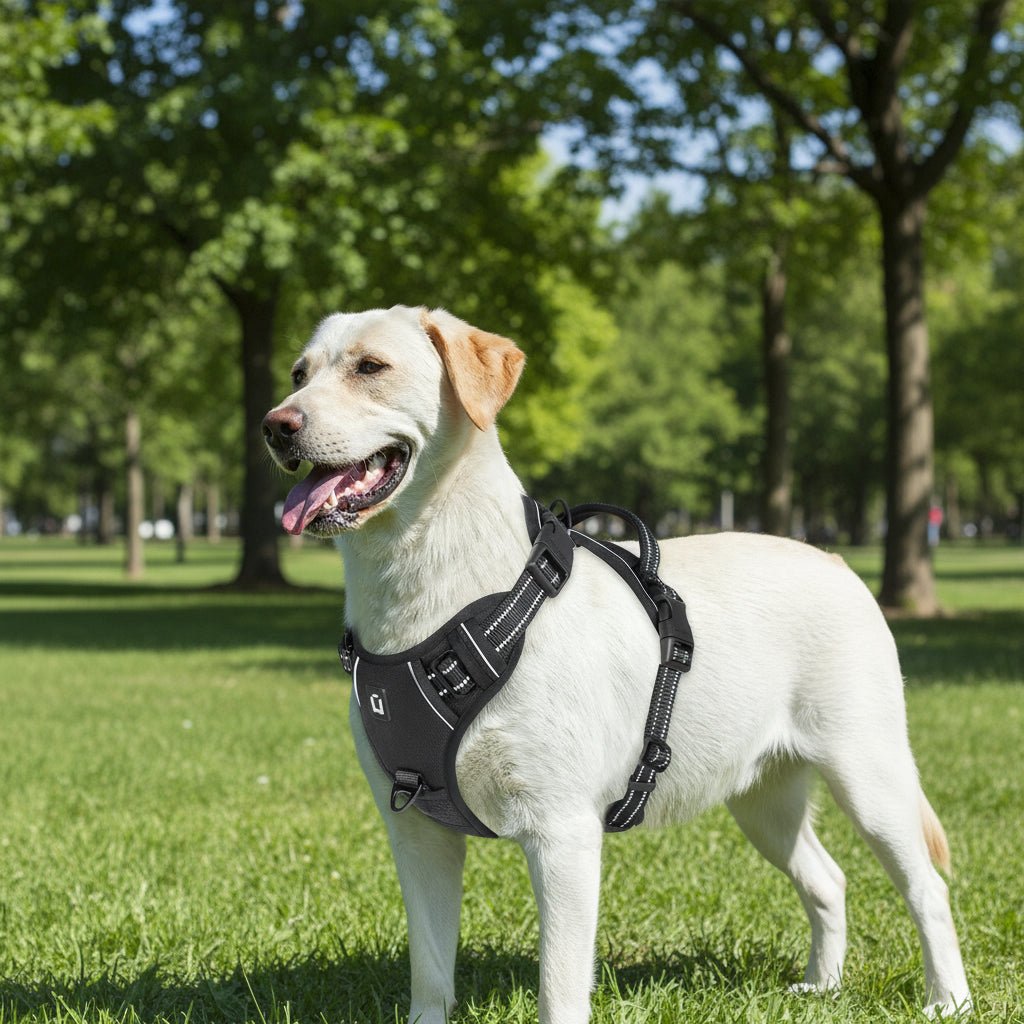 Harnais chien | Calmi™ - Joyeux chien