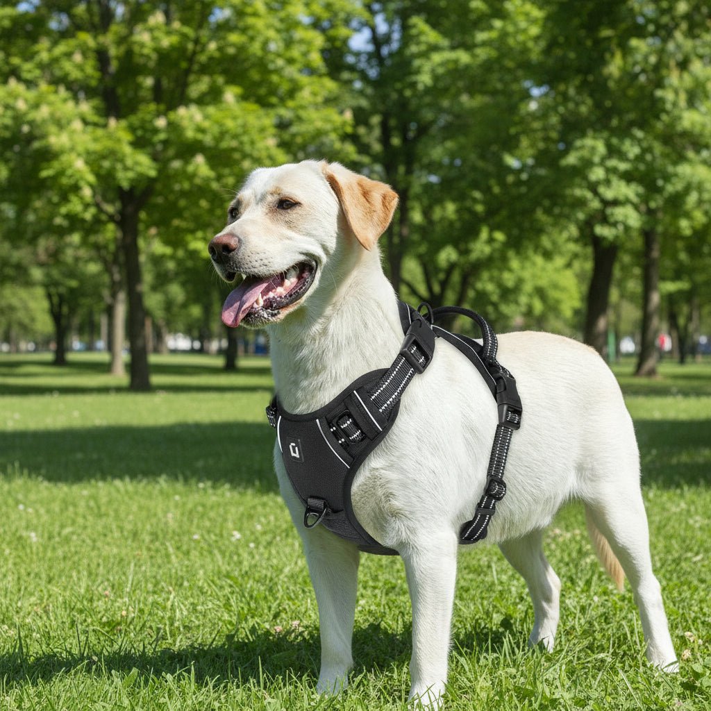 Harnais chien | Calmi™ - Joyeux chien