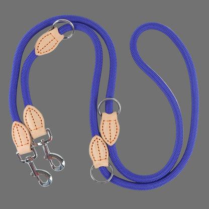 Laisse double pour chien | DuoWalk™ - Joyeux chien