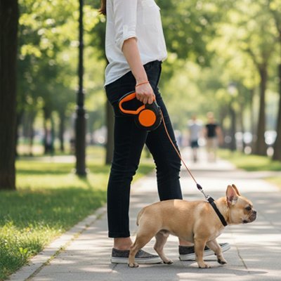 Laisse enrouleur pour chien | FlexiCanis™ - Joyeux chien