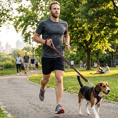 Laisse pour chien en cuir | Résistante Confort - Joyeux chien
