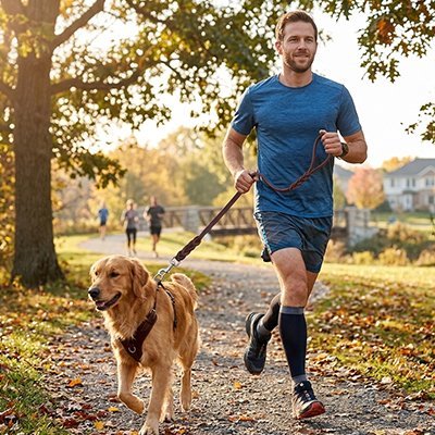 Laisse pour chien en cuir | Résistante Confort - Joyeux chien