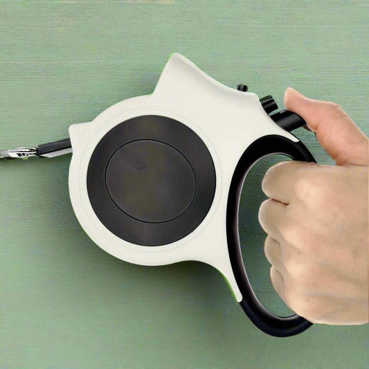 Laisse pour chien rétractable | LED - Joyeux chien