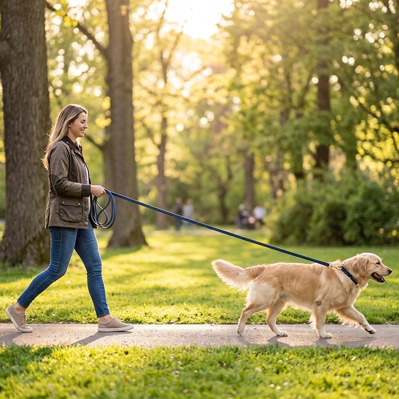 Longue Laisse pour Chien Robuste et Confortable - Joyeux chien