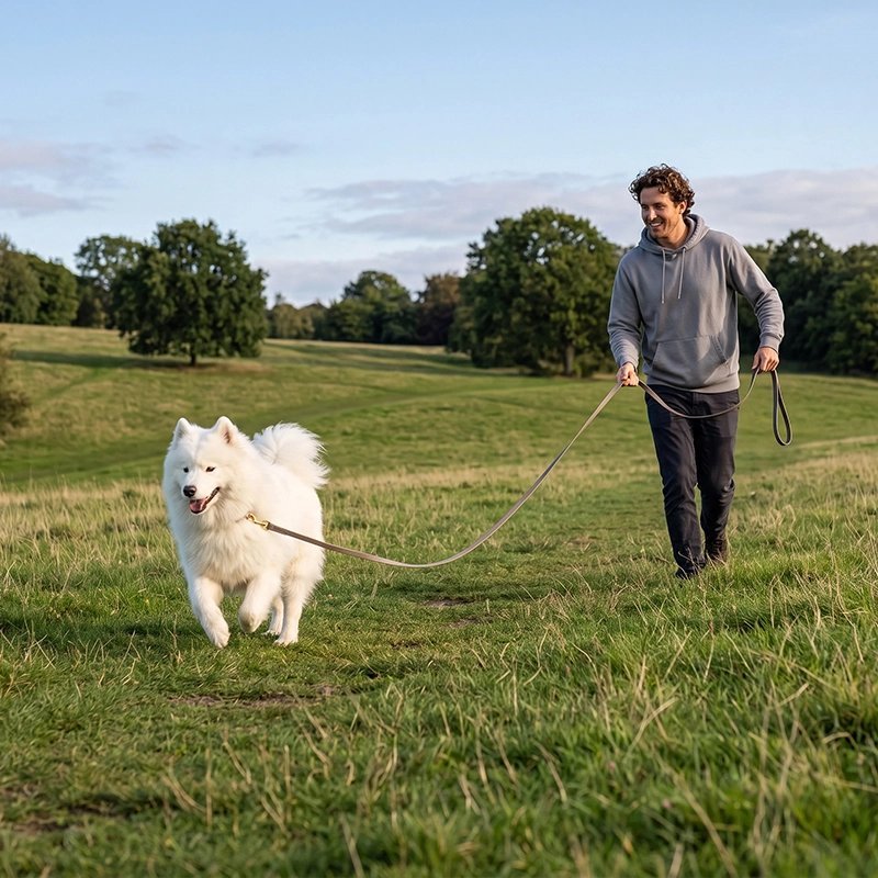 Longue Laisse pour Chien Robuste et Confortable - Joyeux chien