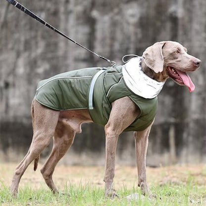 Manteau pour chien Veste d'hiver de luxe  vert -Joyeux chien