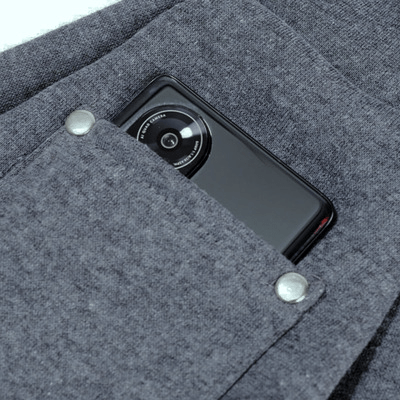 Sac à Bandoulière - PupPorter™ - Gris Foncé - Joyeux chien