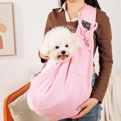 Sac à Bandoulière - PupPorter™ - Rose - Joyeux chien