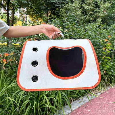 Sac de Transport pour Chien - DogTravelBag™ - Orange - Joyeux chien