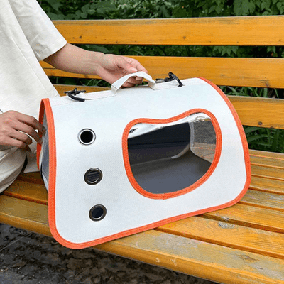 Sac de Transport pour Chien - DogTravelBag™ - Orange - Joyeux chien