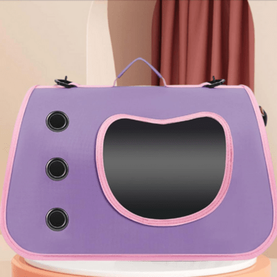 Sac de Transport pour Chien - DogTravelBag™ - Violet - Joyeux chien