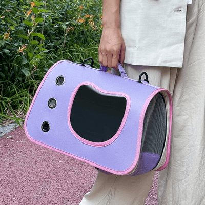 Sac de Transport pour Chien - DogTravelBag™ - Violet - Joyeux chien