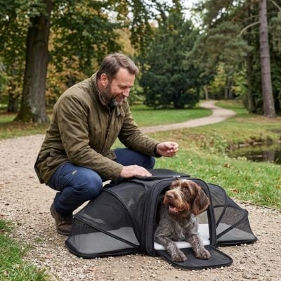 Sac de transport pour Chien | PawRando™ : Confort Premium - Joyeux chien