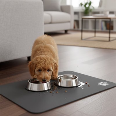 Tapis absorbant chien | DryDog™ - Joyeux chien