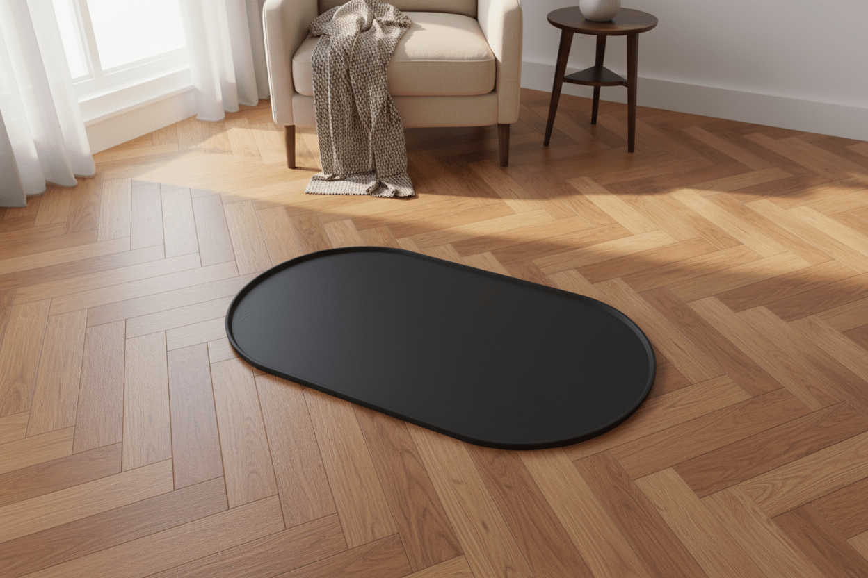 Tapis gamelle Chien | PawProtect™ - Joyeux chien