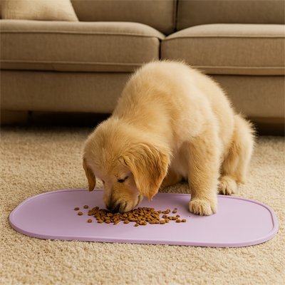 Tapis gamelle Chien | PawProtect™ - Joyeux chien