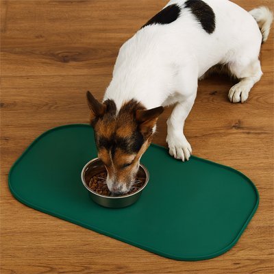 Tapis gamelle Chien | PawProtect™ - Joyeux chien
