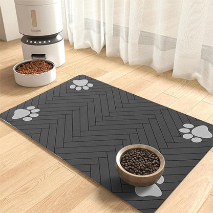Tapis gamelle chien | SafeBowl™ - Joyeux chien