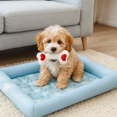 Tapis rafraichissant chien | FrostiPet™ - Joyeux chien
