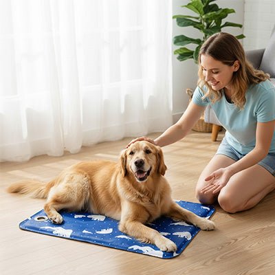Tapis rafraîchissant Chien | PolarDog™ - Joyeux chien